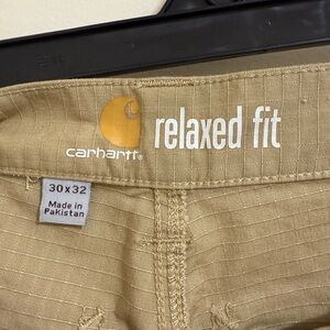 Carhartt Force Relaxed Fit Work Pants in Tan